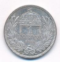1916KB 1K Ag "Ferenc József" T:2 patina, kis ph
Adamo K5.1