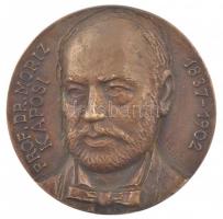 Kampfl József (1938- ) 1988. Prof. Dr. Moriz Kaposi 1837-1902 egyoldalas, öntött bronz plakett (83mm) T:1-