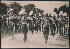 1913 Kehlheim szabadságharc emlékünnep. Az Est sajtófotója. hozzátűzött felirattal / 1914 . Press photo with stich 17x11 cm