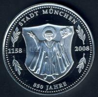 NSZK 2008 "850 éves München" Ag 17g T:PP