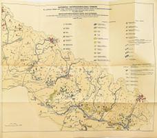 1942 Ruténföld gazdasággeológiai térképe. Összeáll.: Dr. Lóczy Lajos. M. kir. honvéd térképészeti intézet, hajtva, 61,5x53 cm