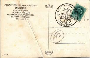 1940 Szatmárnémeti, Satu Mare; bevonulás, Horthy Miklós / entry of the Hungarian troops with Horthy ...
