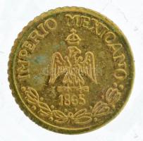 DN "I. Miksa" jelzetlen modern mini Au pénz, lezárt, eredeti műanyag tokban (0.333/10mm) T...