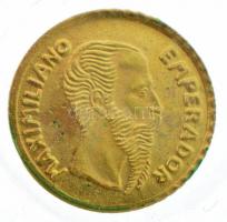 DN I. Miksa jelzetlen modern mini Au pénz, lezárt, eredeti műanyag tokban (0.333/10mm) T:1 patina ND Maximilian I modern mini Au coin without hallmark, in sealed plastic case (0.333/10mm) C:UNC patina