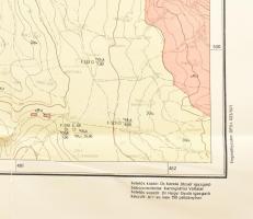 1973 A Dorogi-medence földtani térképe, 10.000-es sorozat, Esztergom-DK. 1 : 10.000. Magyar Állami F...