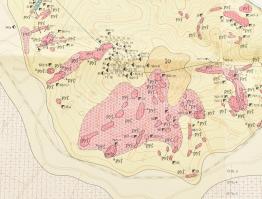 1973 A Tokaji-hegység földtani térképe, 25.000-es sorozat, Tarcal-Tokaj. 1 : 25.000. Magyar Állami F...