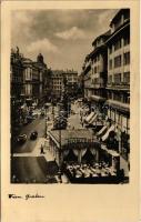 Wien, Vienna, Bécs; Graben, Konzert Graben-Kaffee / street view, café, automobiles, shops