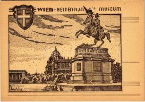 Wien, Vienna, Bécs; Heldenplatz und Museum s: Heinz Wagner