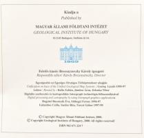 2000 A Velencei-hegység földtani térképe, 1: 25.000, Magyar Állami Földtani Intézet, hajtva, 111x81 ...