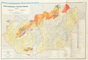 1984 Magyarország földtani térképe, főszerk.: Fülöp József, 1: 25.000, Magyar Állami Földtani Intézet, 5000 pld., hajtva, 109x75 cm