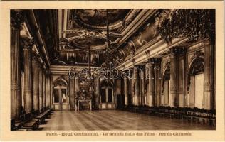 Paris, Hotel Continental. La Grande Salle des Fetes, Rez-de-Chaussée / hotel, interior