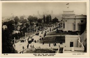 London, British Empire Exhibition 1924. India and the Lake Gardens. Photo Campbell-Grey