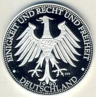 NSZK 1990 "Német Egység" Ag 20g T:PP