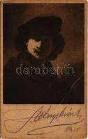 Rembrandt van Rijn. Selbstbildnis / Rembrandt self-portrait (fa)