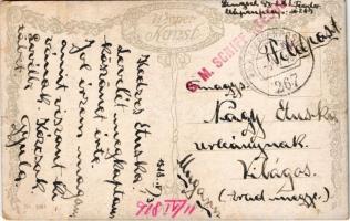 1918 Das neue Lied / Une nouvelle chanson / Lady art postcard, lady with guitar. Wiener Kunst B.K.W....