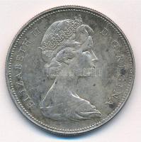 Kanada 1966. 1$ Ag II. Erzsébet T:2 patina Canada 1966. 1 Dollar Ag Elizabeth II C:XF patina  Krause KM#64.1