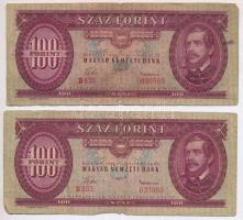 1957. 100Ft (5x) T:III,III- Adamo F29