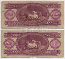 1957. 100Ft (5x) T:III,III- Adamo F29