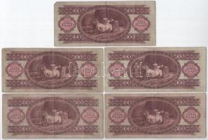 1957. 100Ft (5x) T:III,III- Adamo F29