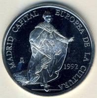 Spanyolország 1992. 5Ecu Ag "Madrid Európa kulturális fővárosa" T:PP