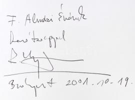 Földényi F. László - Jade Niklai: Záborszky Gábor. A művész, Záborszky Gábor által DEDIKÁLT példány....