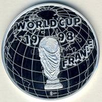 Franciaország 1998. "Futball világbajnokság" Ag 21,5g T:PP