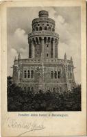 1911 Budapest XII. Jánoshegy, Erzsébet kilátótorony. Kozár Mihály vendéglős kiadása (EB)