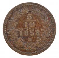 1858B 5/10kr Cu T:2,2-  Adamo M3