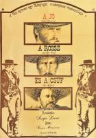 1979 A jó, a rossz és a csúf, rendezte: Sergio Leone, filmplakát, Offset és Játékkártya Ny., 2630 pld., hajtva, sarkain apró lyukakkal, 79x56,5 cm