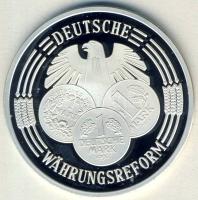 NSZK DN "Német pénzügyreform" Ag 20g T:PP