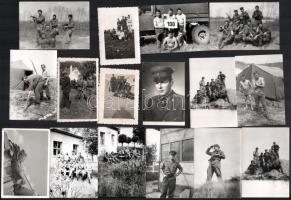 Vegyes katonai fotó tétel, kb. 50 db, vegyes méretben és állapotban