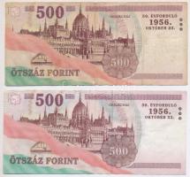 2006. 500Ft "EB" "EC" "A forradalom 50. évfordulója 1956. október 23."...