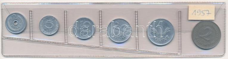 1957. 2f-2Ft (6xklf) forgalmi összeállítás T:2-3