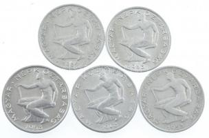 1948. 50f Al + 1953. 50F Al (4x) T:1-,2-
Adamo F5, F5.1