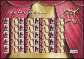 2011 Színházi bélyegem - Értékjelzés nélkül - Baranyi László megszemélyesített teljes ív (14.500)