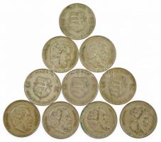 1947. 5Ft Ag "Kossuth" (10x) T:2-,3 patina Adamo F8.1