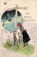 Biking litho s:Hans Stracke