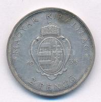 1935. 2P Ag "Pázmány" T:1-,2 patina, ph
Adamo P7.1