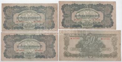 1944. 5P-50P (9db, 3xklf) T:III,III-