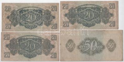 1944. 5P-50P (9db, 3xklf) T:III,III-