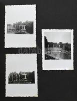 1936 Fényképalbum kb. 200 db fényképpel, benne berlini diákolimpia és tábor képeivel