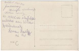 1915 Sebesült magyar katonák kórházban. "Hűséges ápolónőnk Katicza nővér" / WWI K.u.k. Hun...