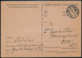 1943 Pető Imre operaházi nyugalmazott karmester levelezőlapja