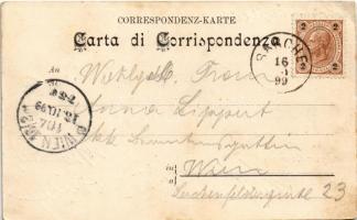 1899 (Vorläufer) Trento, Trient (Südtirol); Castel Toblino / castle (EK)