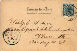 1902 Duino, Devin, Tybein (Trieste); Schloss Duino / Castello di Duino / castle (EK)