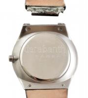 Skagen design kvarc óra. Elemmel, szíj sérült, hiányos. d: 40 mm