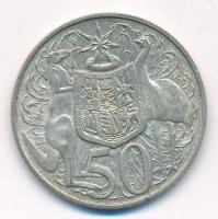 Ausztrália 1966. 50c Ag "II. Erzsébet" T:2 patina Australia 1966. 50 Cents Ag "Elizab...
