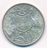 Ausztrália 1966. 50c Ag "II. Erzsébet" T:2 kis patina Australia 1966. 50 Cents Ag "El...