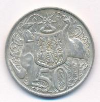 Ausztrália 1966. 50c Ag "II. Erzsébet" T:2 kis patina Australia 1966. 50 Cents Ag "El...