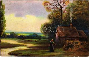 Landscape art postcard (EK)